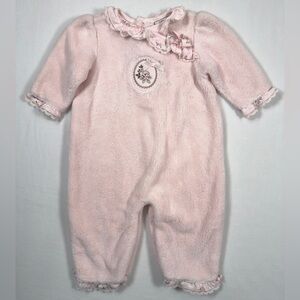 MINICLASIX Girls Y2K Boutique Heirloom Romper 3m Cottagecore Coquette Retro Cozy